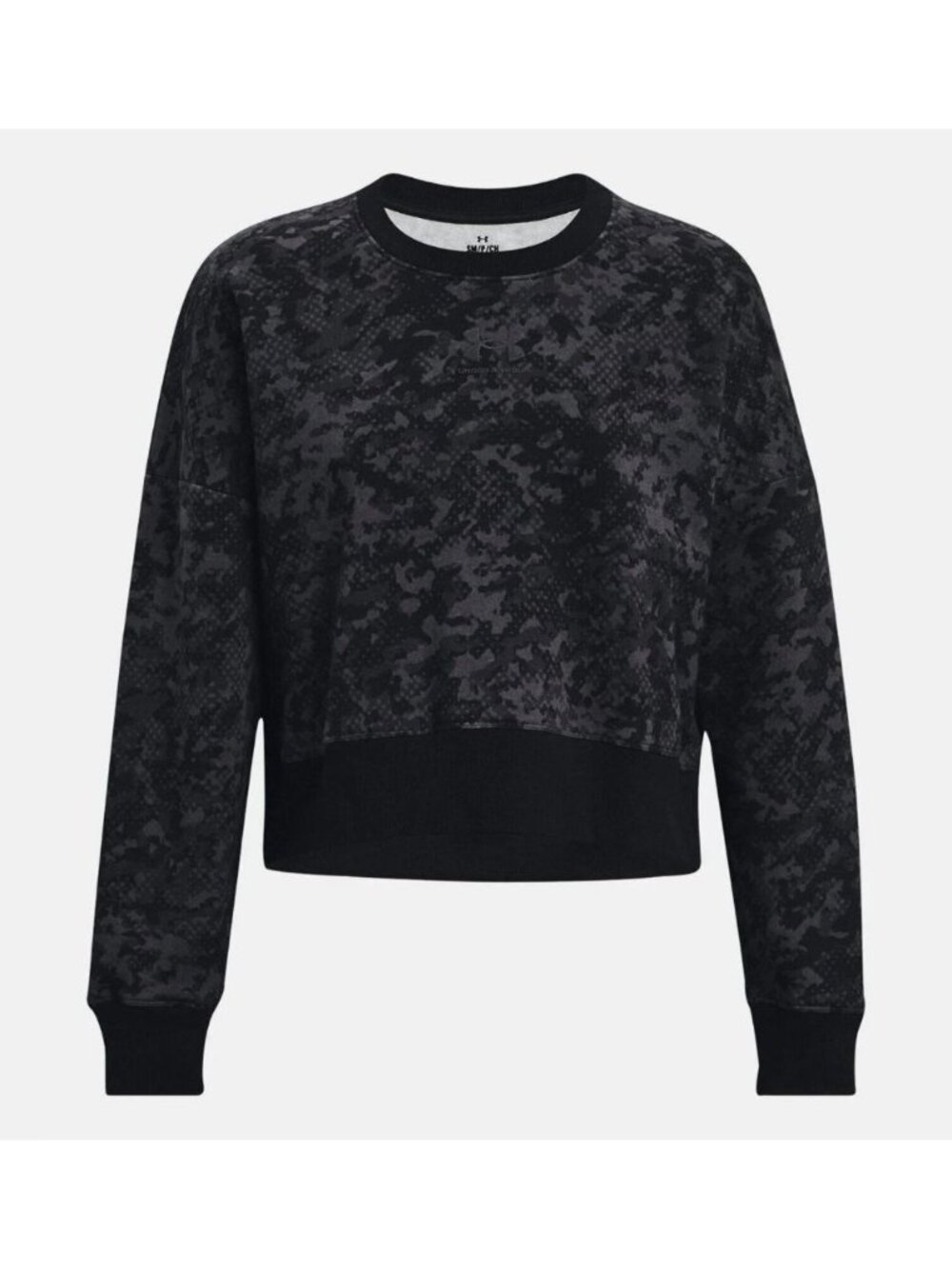 NEW Under Armour Women's S Rival Fleece Camo Crew Sweatshirt • Reg Price $60